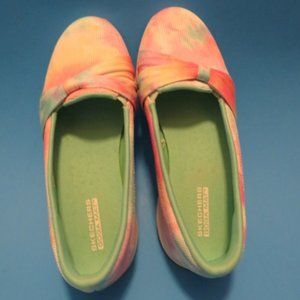 Skechers GOwalk Washable Slip-On Shoes - Day-Glo